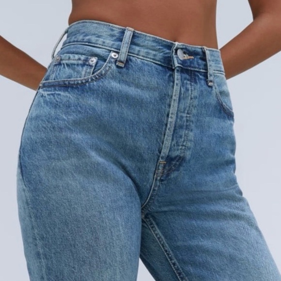 Everlane The '90s Cheeky Jeans 100% Organic Cotton Size 30 - Picture 3 of 15